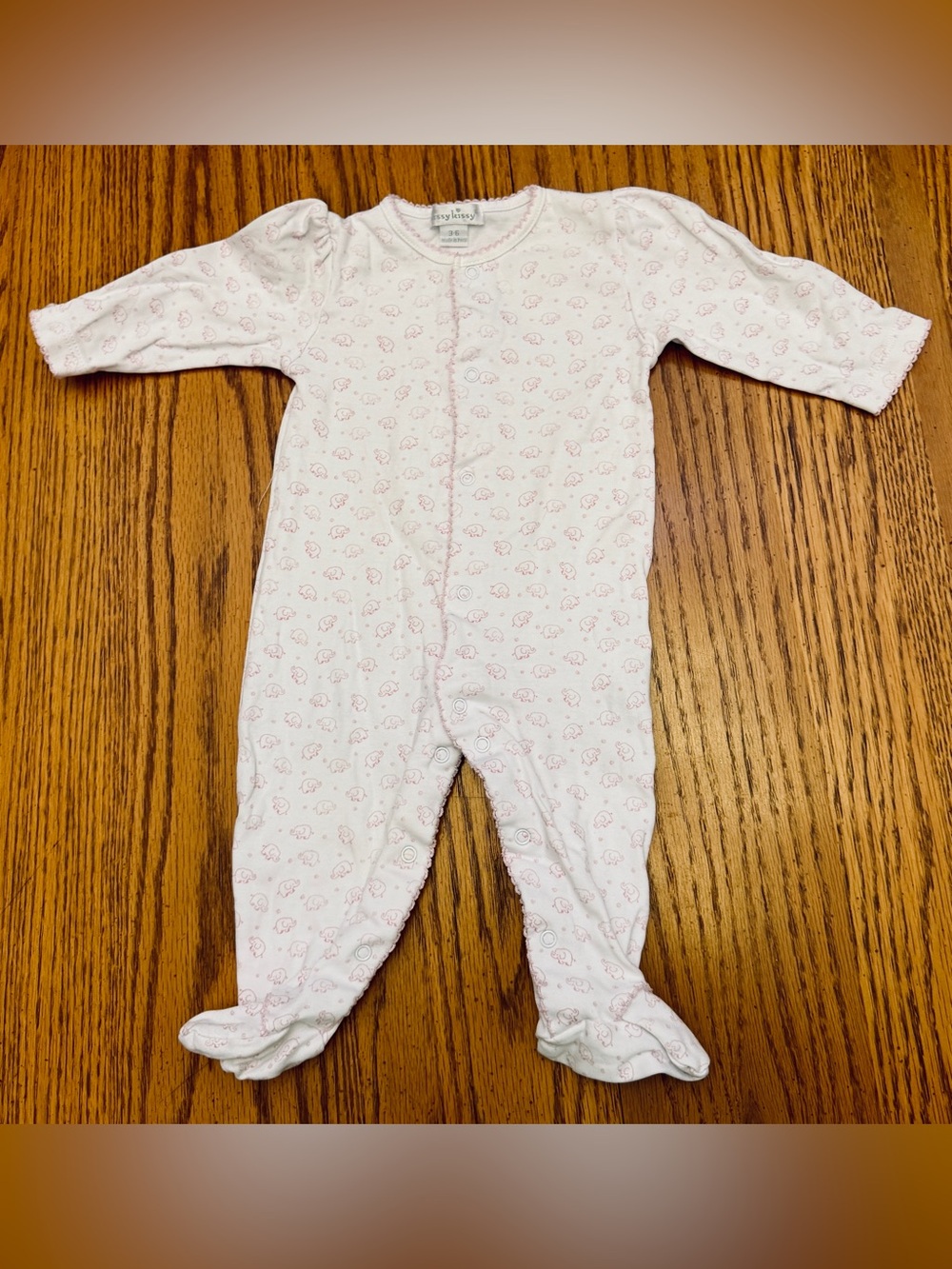 Kissy Kissy Elephant Romper